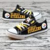 Pittsburgh Steelers Limited Print NFL Students Low Top Canvas Shoes Sport Sneakers 2 7719fac1 d382 4481 a794 d0ead3b7cb57