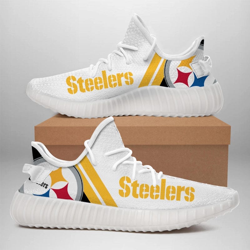 Pittsburgh Steelers NFL 350v Yeezy Sneakers For Men Women Fans