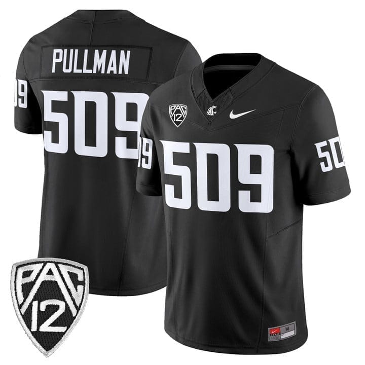 Pullman Jersey #509 Washington State Cougars 2025 Vapor Limited Stitched - Image 2