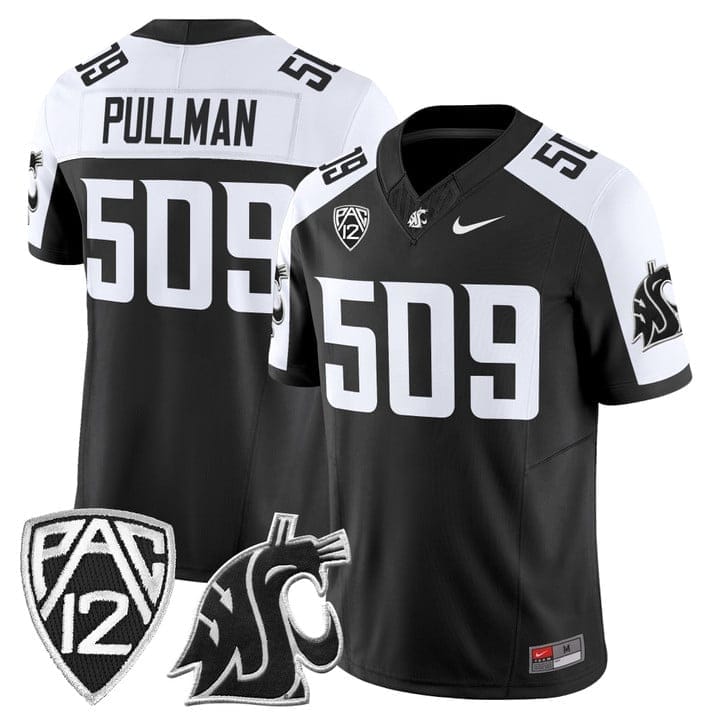 Pullman Jersey #509 Washington State Cougars 2025 Vapor Limited Stitched