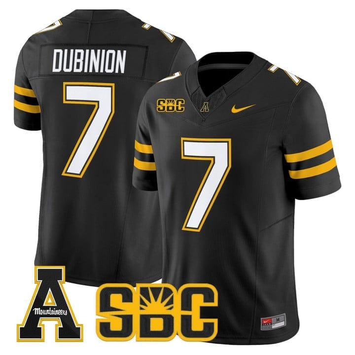 Rashod Dubinion Jersey #7 App State Mountaineers 2025 Vapor Limited Stitched - Image 2