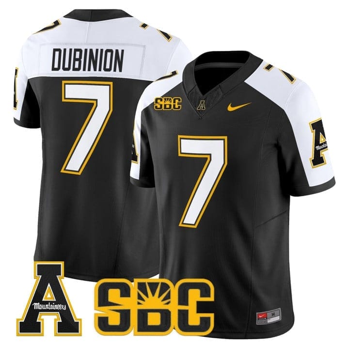 Rashod Dubinion Jersey #7 App State Mountaineers 2025 Vapor Limited Stitched