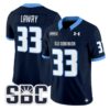 RayLawryJersey 33OldDominionMonarchs2025VaporLimitedStitchedNavy