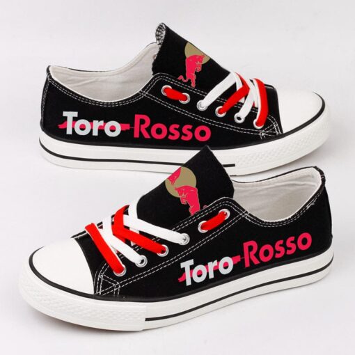 Red Bull Toro Rosso Honda Canvas Sneakers Shoes For Men Women Fans
