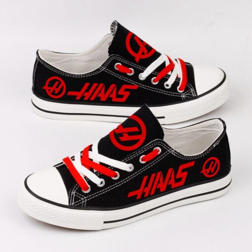 Rich Energy Haas F1 Team Canvas Sneakers Shoes For Men Women Fans - Image 2