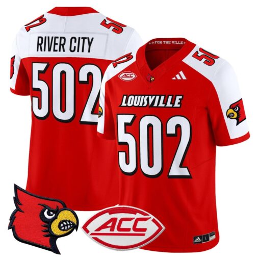 River City Jersey #502 Louisville Cardinals 2025 Vapor Limited Stitched - Image 4