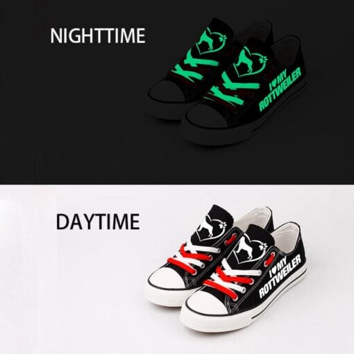 Rottweiler Canvas Sneakers Shoes For Men Women Fans - Image 2