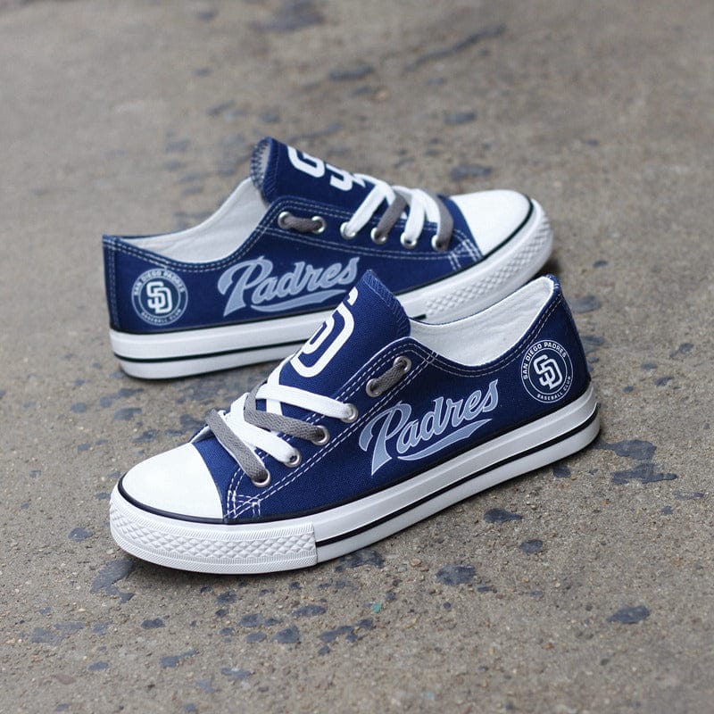 San Diego Padres Limited Print Low Top Canvas Shoes Sport Sneakers For Men Women Fans