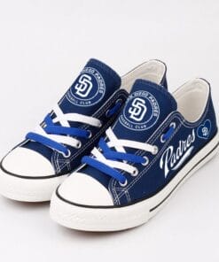 Alternative view of San Diego Padres Limited Print Low Top Canvas Shoes Sport Sneakers For Men Women Fans