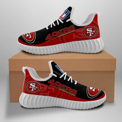 San Francisco 49ers Sneaker Shoes NFL For Men Women Fans (Copy) - Image 2