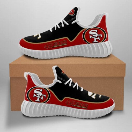 San Francisco 49ers Sneaker Shoes NFL For Men Women Fans - Image 5