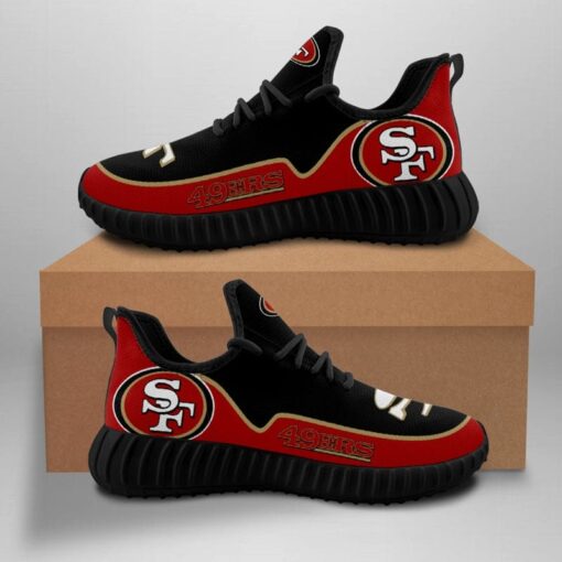 San Francisco 49ers Sneaker Shoes NFL For Men Women Fans - Image 6