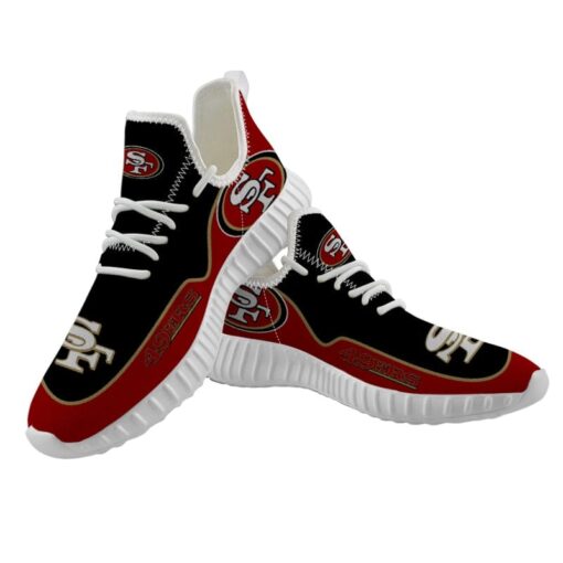 San Francisco 49ers Sneaker Shoes NFL For Men Women Fans - Image 7