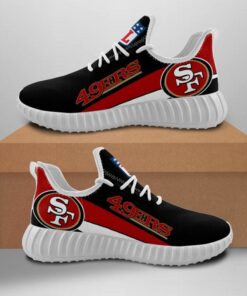 San Francisco 49ers Sneaker Shoes NFL For Men Women Fans