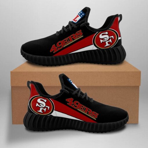 San Francisco 49ers Sneaker Shoes NFL For Men Women Fans - Image 2