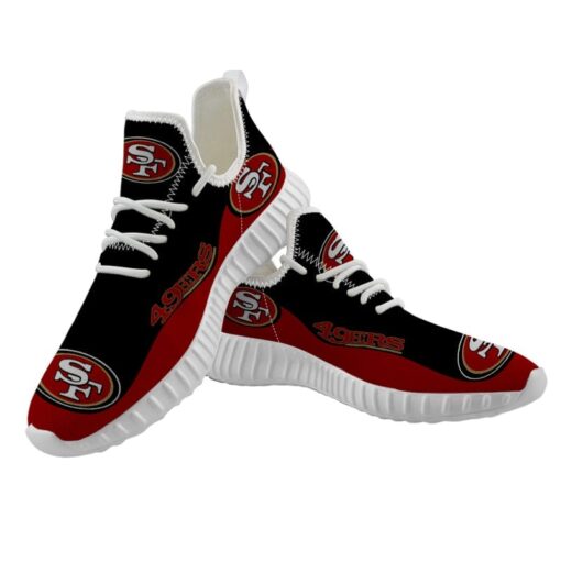 San Francisco 49ers Sneaker Shoes NFL For Men Women Fans - Image 3