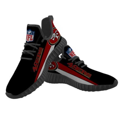 San Francisco 49ers Sneaker Shoes NFL For Men Women Fans - Image 4