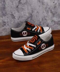 Alternative view of San Francisco Giants Limited Print Low Top Canvas Shoes Sport Sneakers For Men Women Fans