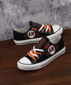 San Francisco Giants Limited Print MLB Students Low Top Canvas Shoes Sport Sneakers 692b72bf e981 4ffc 9d27 38a9d1e6a16d