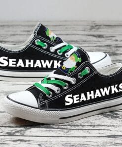 Seattle Seahawks Limited Print NFL Students Low Top Canvas Shoes Sport Sneakers 2 c0e52170 3417 43cd 8c21 7af8127501bc