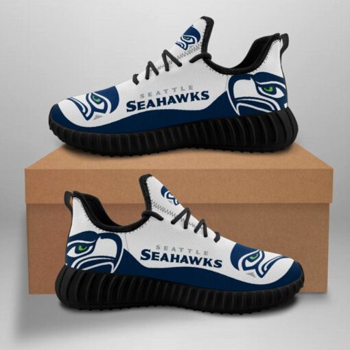 Seattle Seahawks Sneaker Shoes NFL For Men Women Fans
