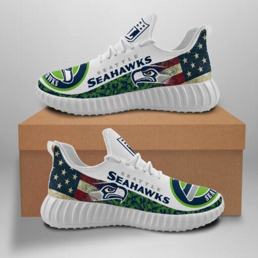 Seattle Seahawks NFL Sneaker Shoes For Men Women Fans