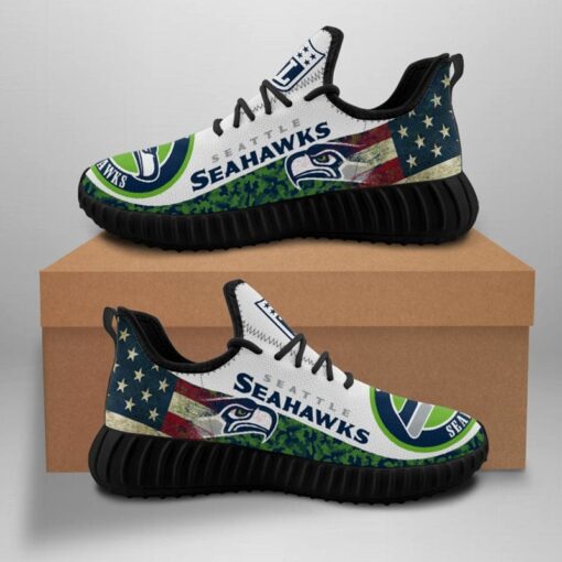 Seattle Seahawks NFL Sneaker Shoes For Men Women Fans - Image 2