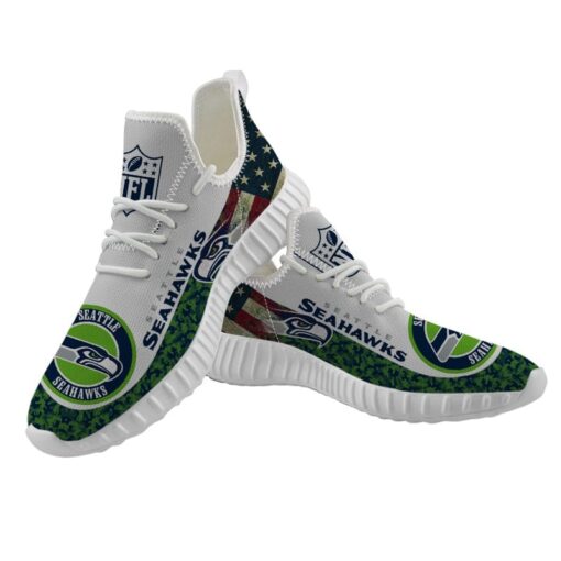 Seattle Seahawks NFL Sneaker Shoes For Men Women Fans - Image 4