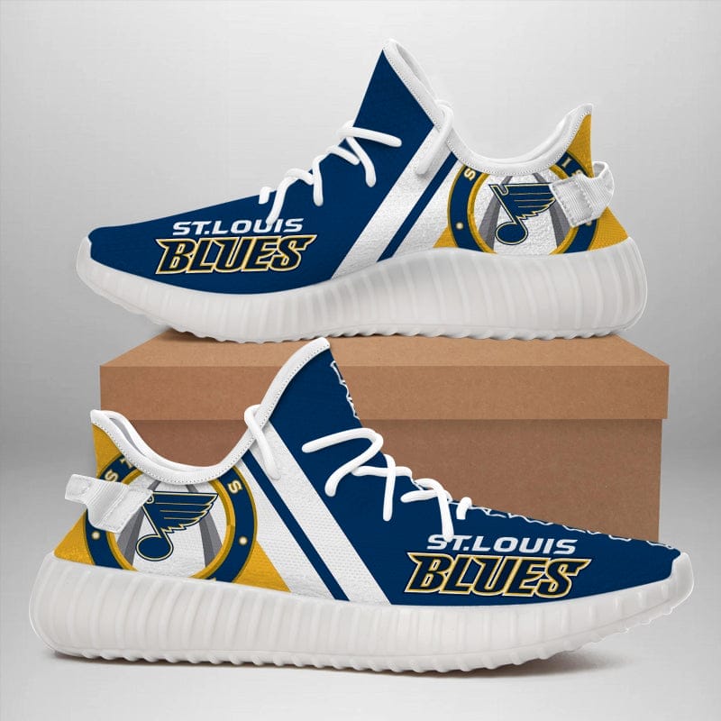 St. Louis Blues 350v Yeezy Sneakers For Men Women Fans
