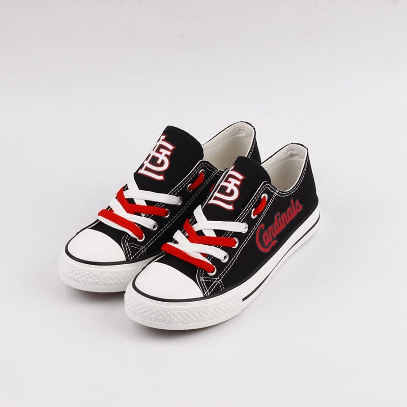 St. Louis Cardinals Limited Print Low Top Canvas Shoes Sport Sneakers For Men Women Fans - Image 2