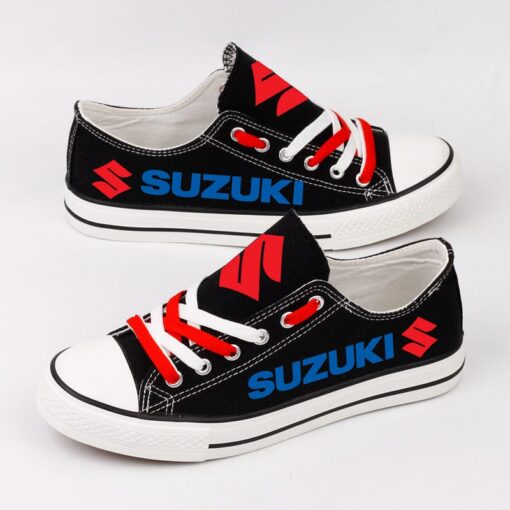 Suzuki Canvas Sneakers Shoes For Men Women Fans - Image 3