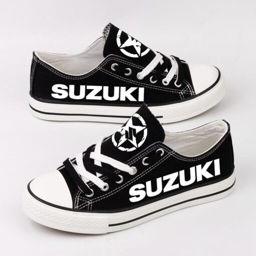 Suzuki Canvas Sneakers Shoes For Men Women Fans - Image 2
