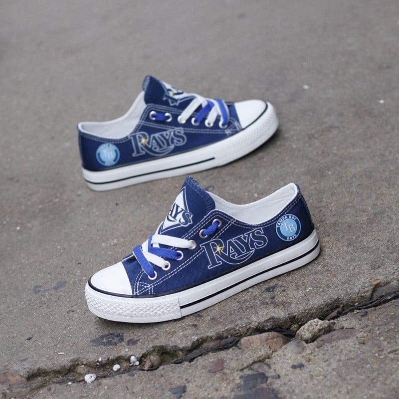Tampa Bay Rays Limited Print Low Top Canvas Shoes Sport Sneakers For Men Women Fans
