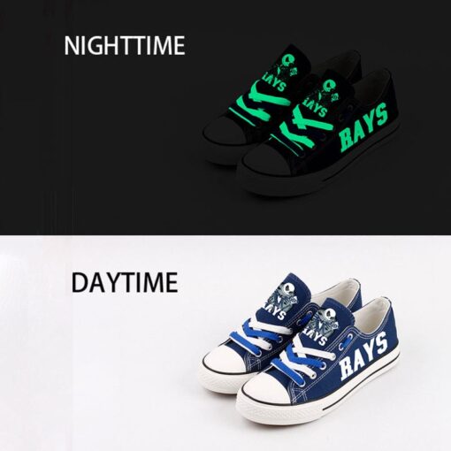 Tampa Bay Rays Limited Print Low Top Canvas Shoes Sport Sneakers For Men Women Fans