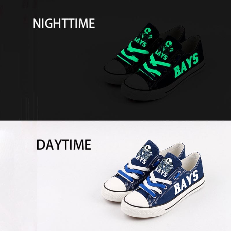 Tampa Bay Rays Limited Print Low Top Canvas Shoes Sport Sneakers For Men Women Fans