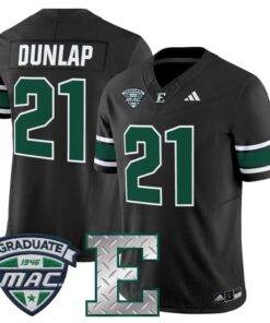 Tavierre Dunlap Jersey #21 Eastern Michigan Eagles 2025 Limited Stitched
