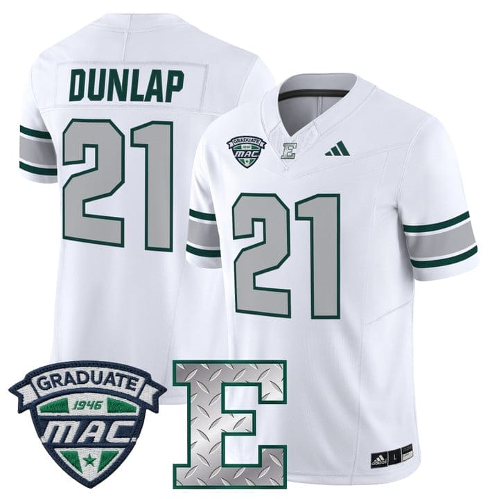 Tavierre Dunlap Jersey #21 Eastern Michigan Eagles 2025 Limited Stitched - Image 2