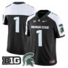 TeamJersey 1MichiganStateSpartans2025VaporLimitedStitchedBlackAlter