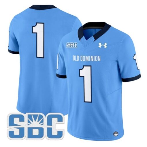 Team Jersey #1 Old Dominion Monarchs 2025 Vapor Limited Stitched Blue