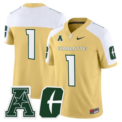 Team Jersey #1 Charlotte 49ers 2025 Vapor Limited Stitched - Image 2