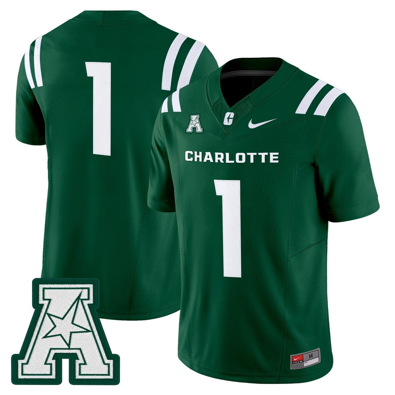 Team Jersey #1 Charlotte 49ers 2025 Vapor Limited Stitched - Image 5