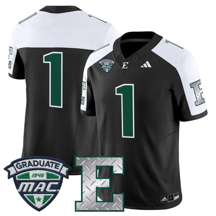 Team Jersey #1 Eastern Michigan Eagles 2025 Vapor Limited Stitched - Image 3