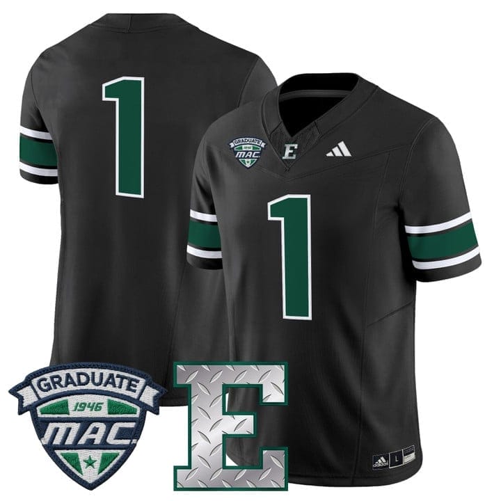 Team Jersey #1 Eastern Michigan Eagles 2025 Vapor Limited Stitched