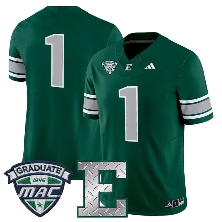Team Jersey #1 Eastern Michigan Eagles 2025 Vapor Limited Stitched - Image 5