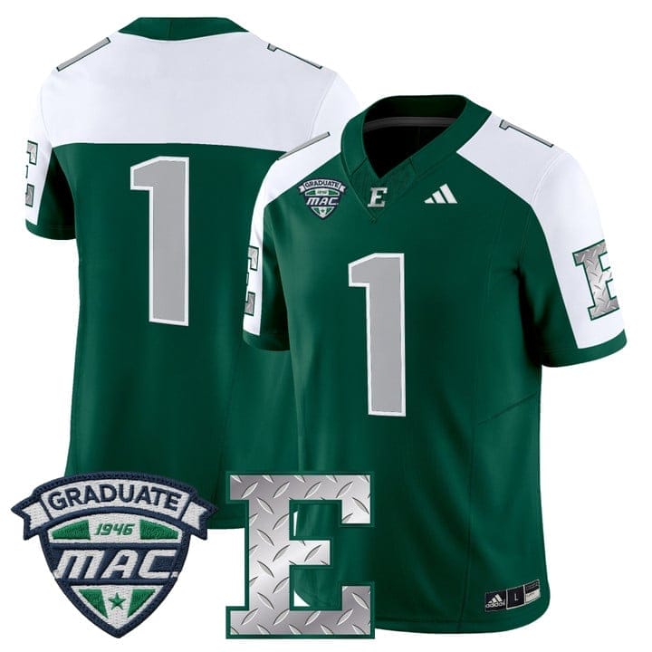 Team Jersey #1 Eastern Michigan Eagles 2025 Vapor Limited Stitched - Image 4