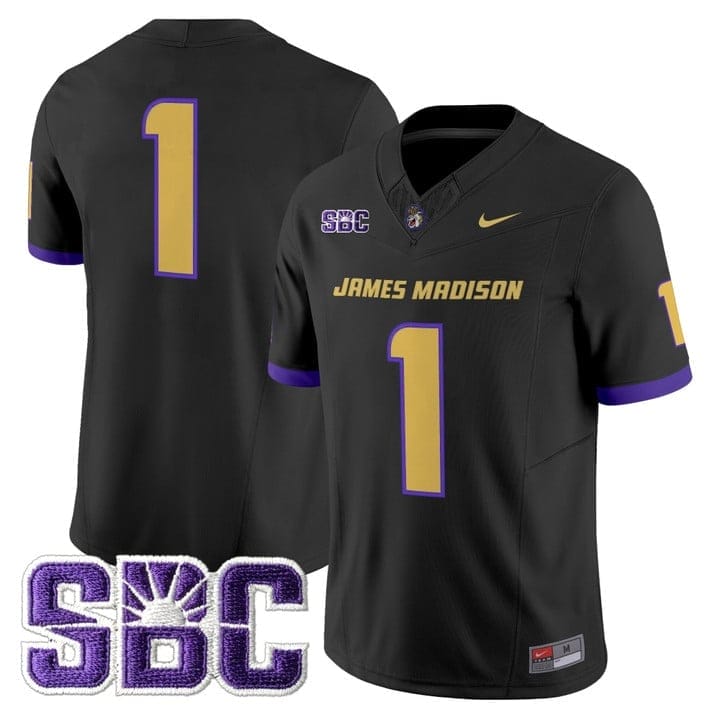Team Jersey #1 James Madison Dukes 2025 Vapor Limited Stitched - Image 2