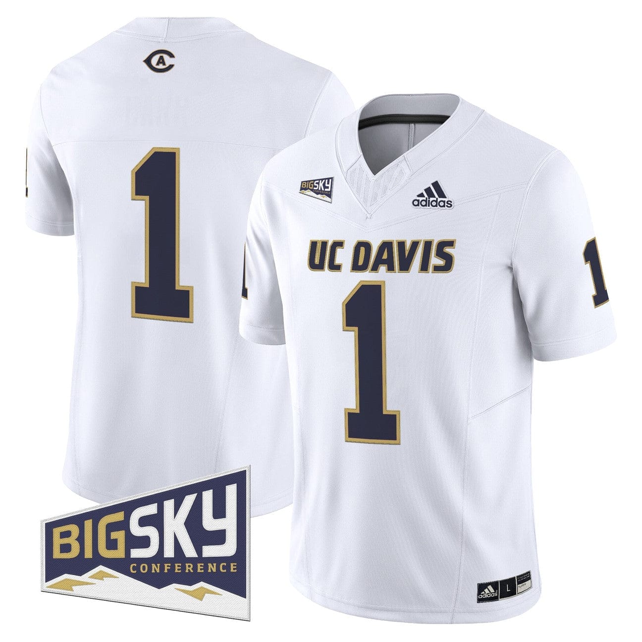 Team Jersey #1 UC Davis Aggies 2025 Lake Tahoe Patch Stitched
