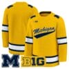 Team Jersey Michigan Wolverines 2025 26 Premium Stitched Maize