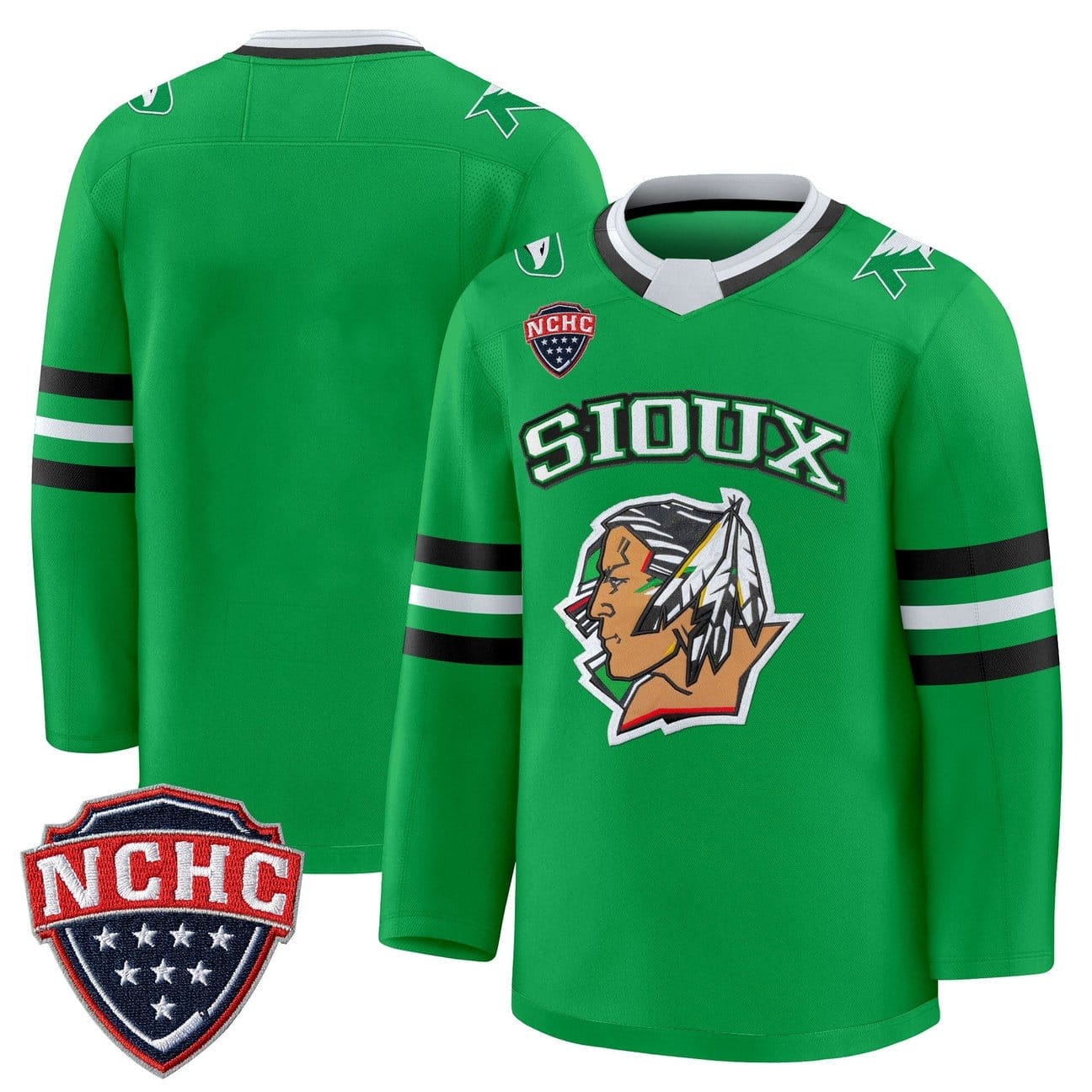 Team Jersey North Dakota Fighting Hawks 2025-26 Stitched - Image 2