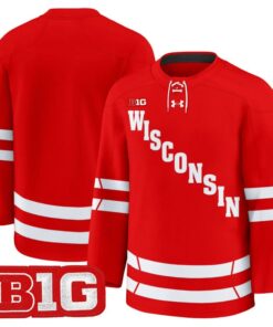 Team Jersey Wisconsin Badgers 2025-26 Premium Stitched